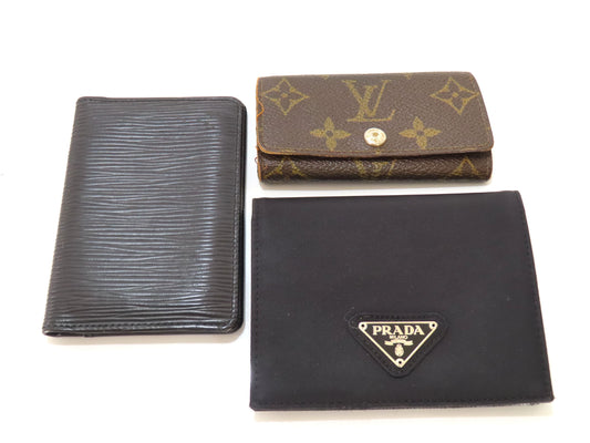 LOUIS VUITTON Prada Card Case Wallet Key Case Key Case Key Holder