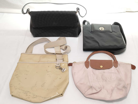 BVLGARI/Bally/Ferragamo/Longchamp 4-piece shoulder bag