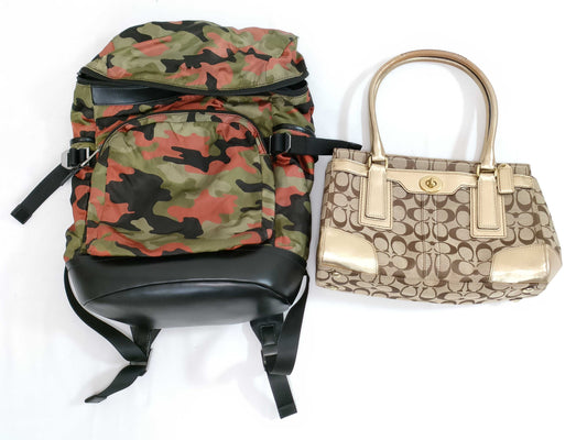 COACH Signature Coach 11062/Michael Kors Camouflage Backpack Handbag