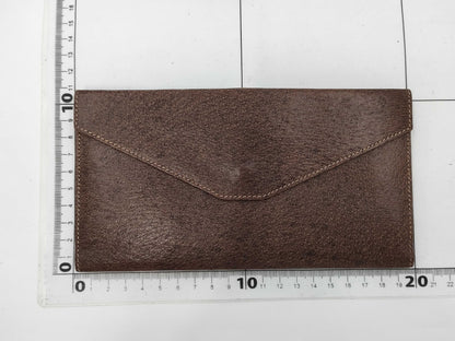 (10463_0057) GUCCI Old Leather Long Wallet Brown Wallet