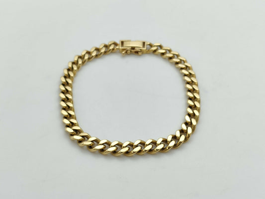 Kihei Double-Sided Single K18 24.6g Bracelet/Bangle 