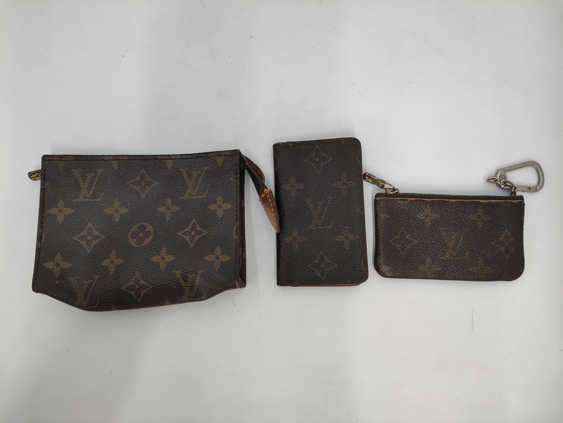 (10463_0036) LOUIS VUITTON Monogram 3-piece set of accessories Other accessories