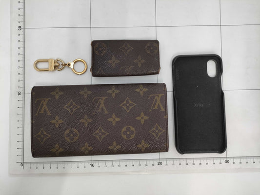 (10463_0014) LOUIS VUITTON Long Wallet Key Case Smartphone Case Charm Set Other Accessories