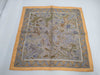 (10462_0067) HERMES Carre Petit Carre Mosaic Tile Animal Scarf
