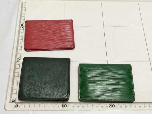 LOUIS VUITTON Epi Pass Case/Bi-fold Wallet*3 Wallet