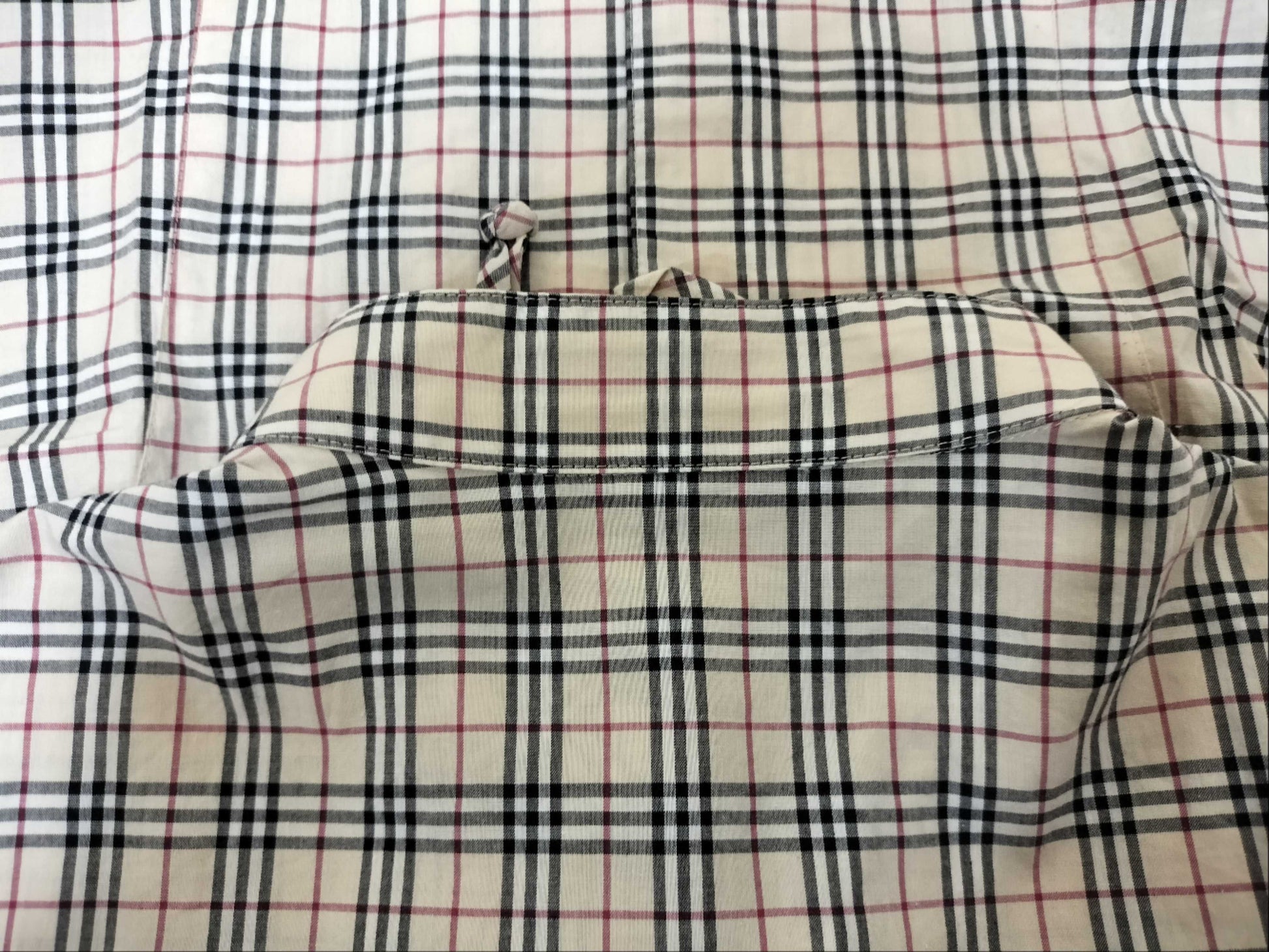 BURBERRY Nova Check Short Sleeve Shirt/Chinese Style Button Shirt