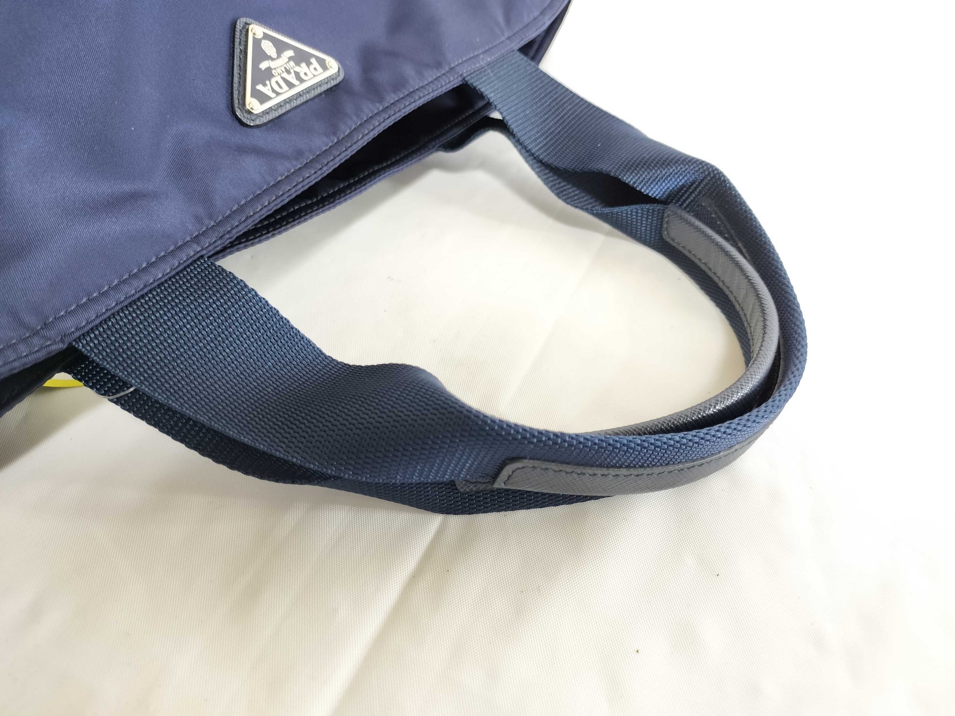 PRADA Nylon 2-way Shoulder Bag, Navy, 1BG093