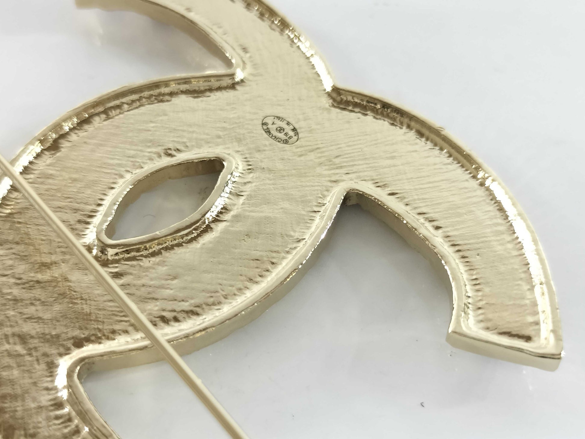 CHANEL Coco Mark Coco Mark B19A Stone Brooch Brooch
