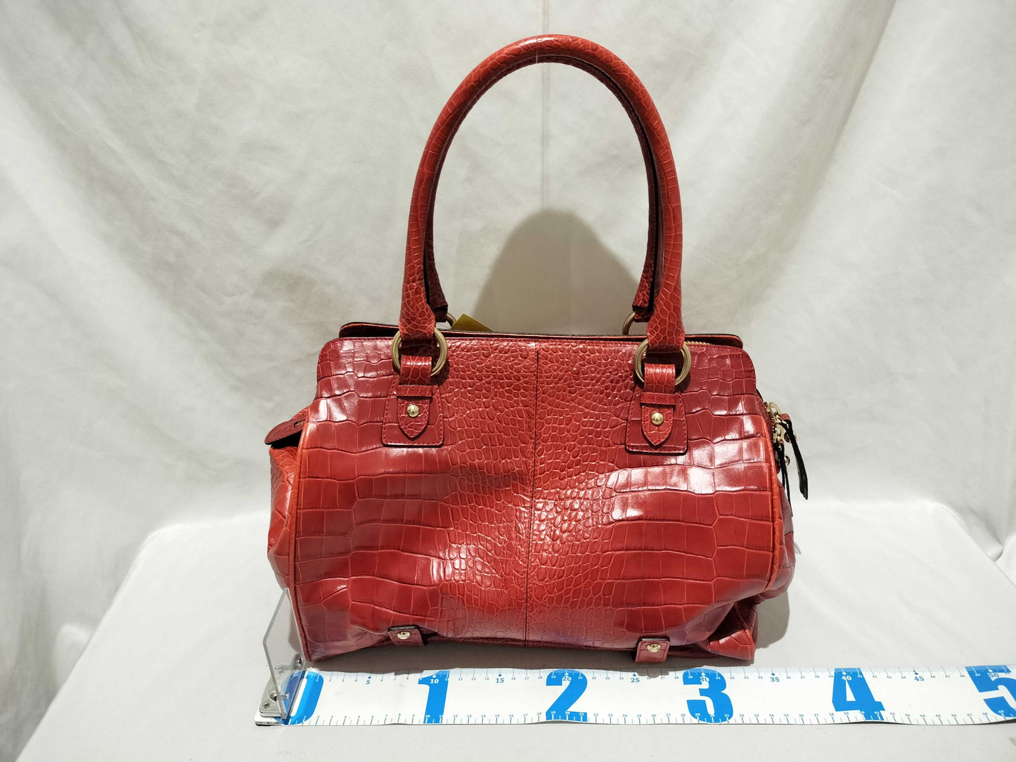 MaxMara Crocodile Embossed Handbag