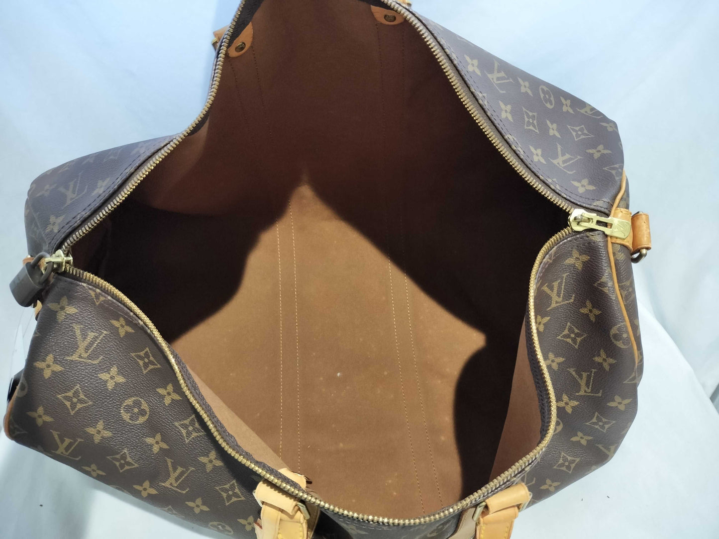 LOUIS VUITTON Monogram M41414 Keepall Bandouliere 55 Boston Bag