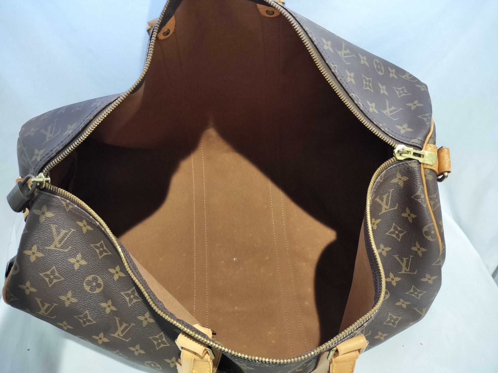 LOUIS VUITTON Monogram M41414 Keepall Bandouliere 55 Boston Bag