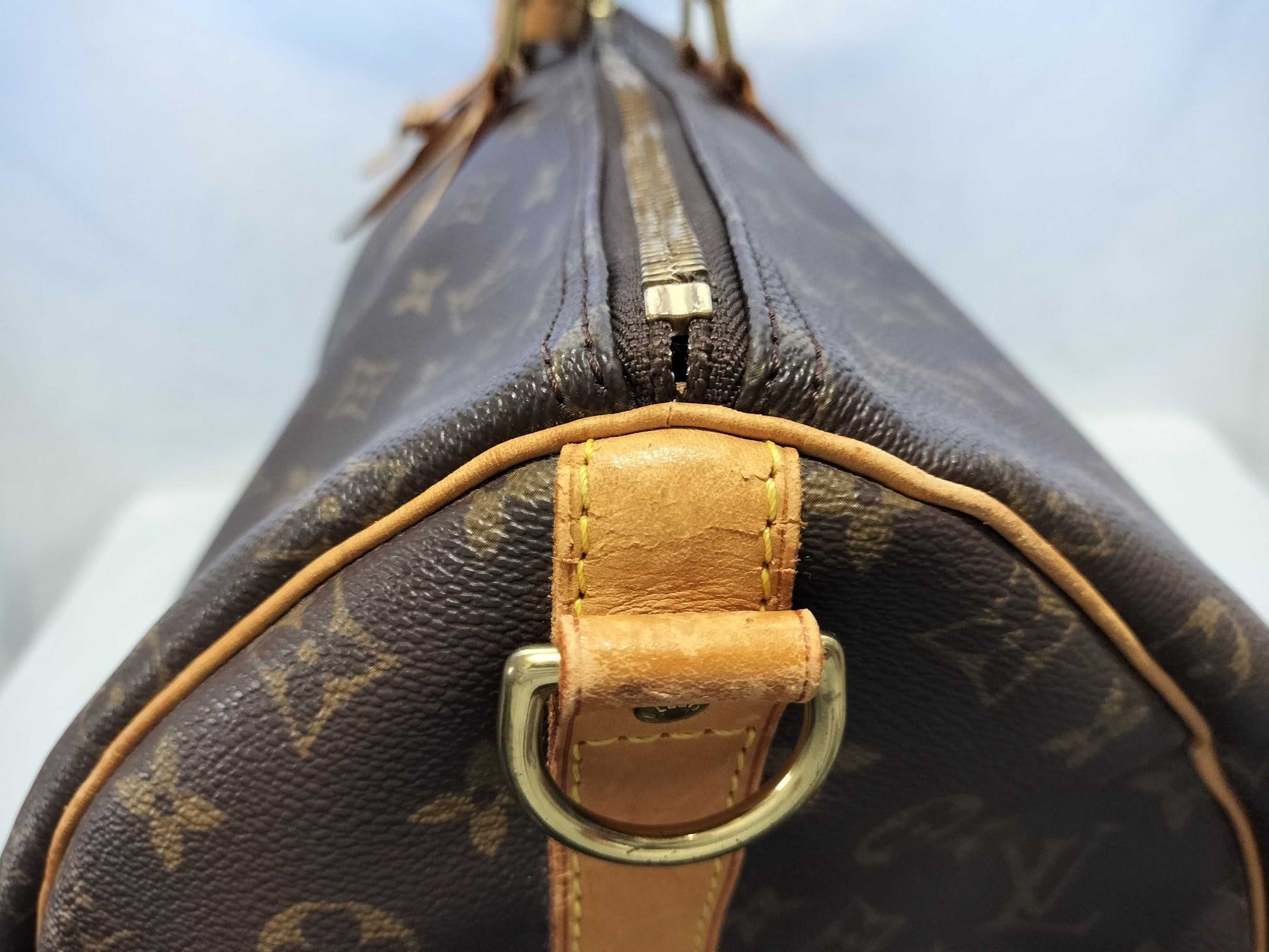 LOUIS VUITTON Monogram M41414 Keepall Bandouliere 55 Boston Bag