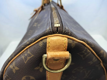 LOUIS VUITTON Monogram M41414 Keepall Bandouliere 55 Boston Bag