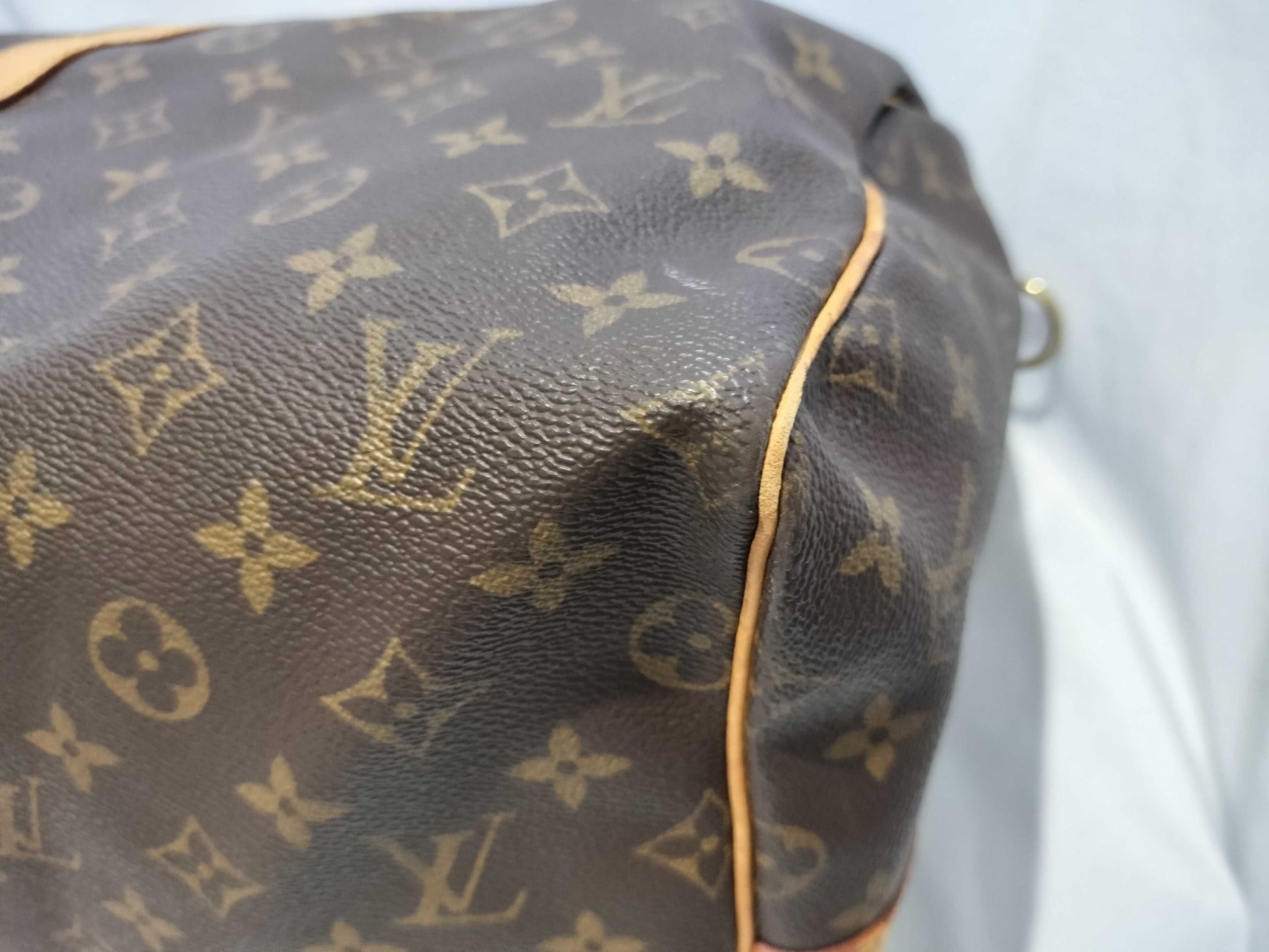 LOUIS VUITTON Monogram M41414 Keepall Bandouliere 55 Boston Bag