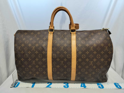 LOUIS VUITTON Monogram M41414 Keepall Bandouliere 55 Boston Bag