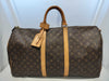 LOUIS VUITTON Monogram M41414 Keepall Bandouliere 55 Boston Bag