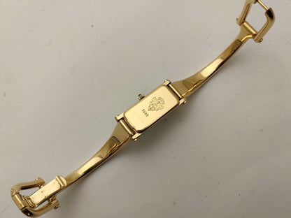 GUCCI 1500 L Black Dial Gold Women's Watch