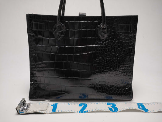 FURLA Embossed Crocodile Bag Handbag