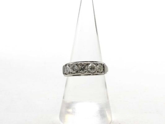 D1.00ct Pt900 4.2g Ring 