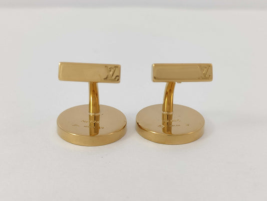 LOUIS VUITTON Bouton de Manchette Cufflinks 925 with Case