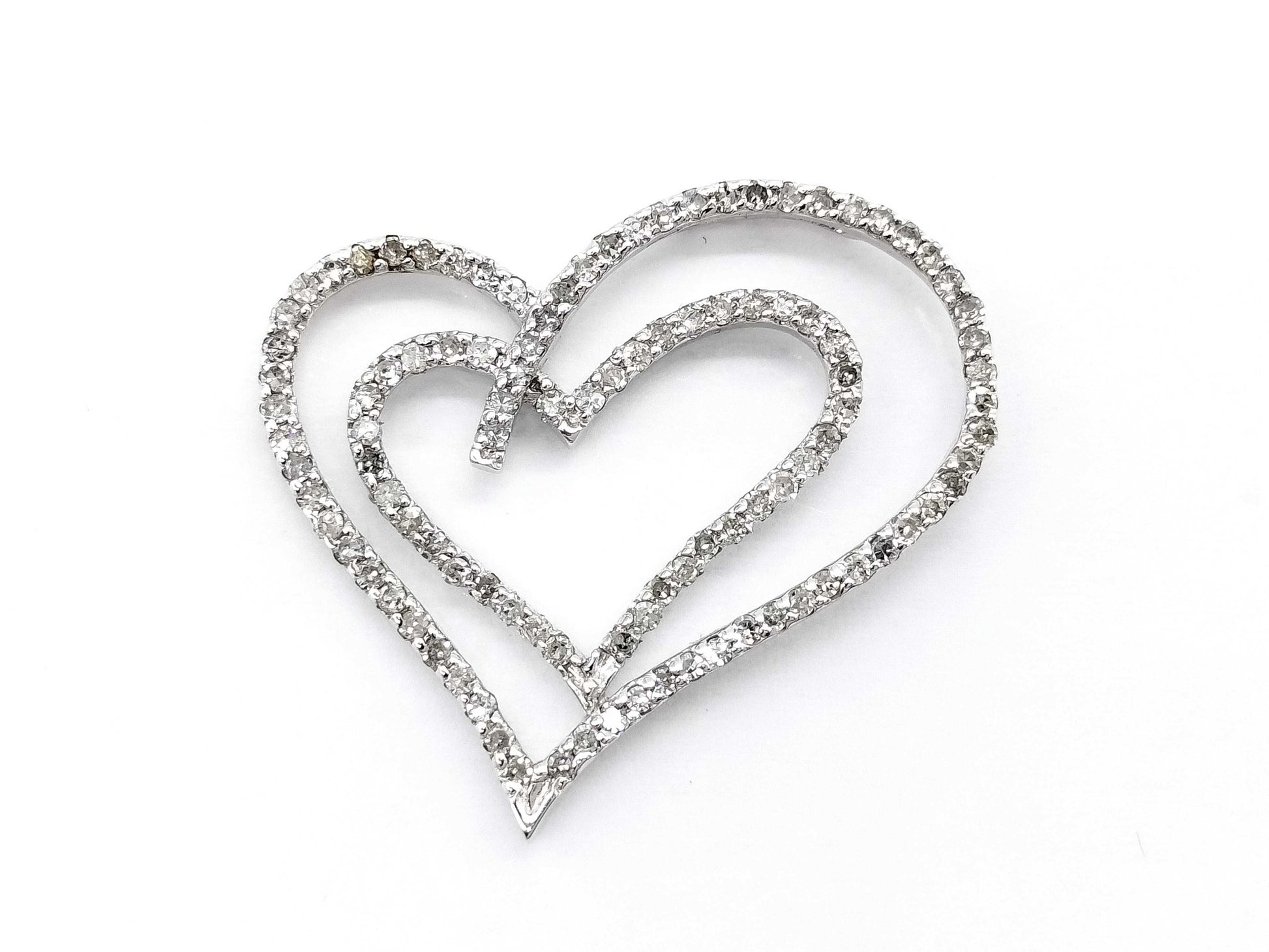 D0.70ct K14WG 2.1g Pendant Top 