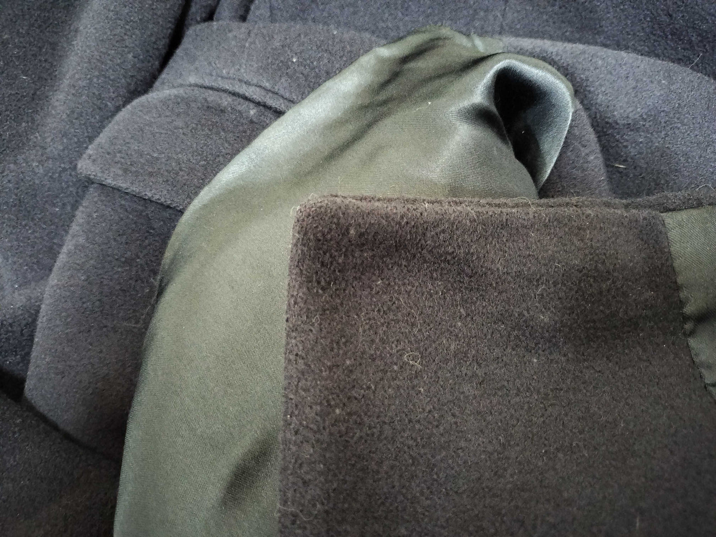 BURBERRY Burberrys 100% Cashmere Long Coat Navy with Name