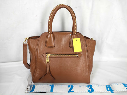 Miu Miu handbag, leather, brown, out of shape