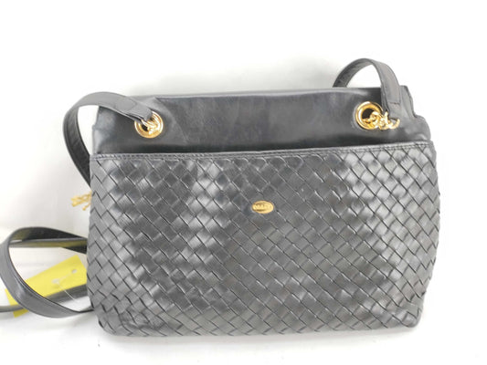 (10460_0222) BALLY Leather Intre Shoulder Shoulder Bag