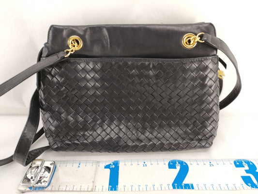 (10460_0222) BALLY Leather Intre Shoulder Shoulder Bag