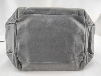 (10460_0217) BALENCIAGA The Sunday Leather Grey 228750 Tote Bag