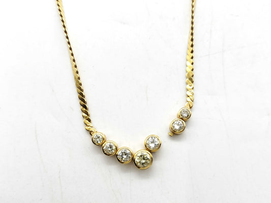 D1.00ct K18 7.5g Necklace 