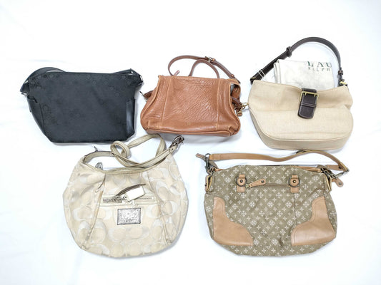 Salvatore Ferragamo Gancini one-shoulder bag / Coach / Ralph Lauren / Sazaby's / Russet etc. shoulder bags *5 pieces