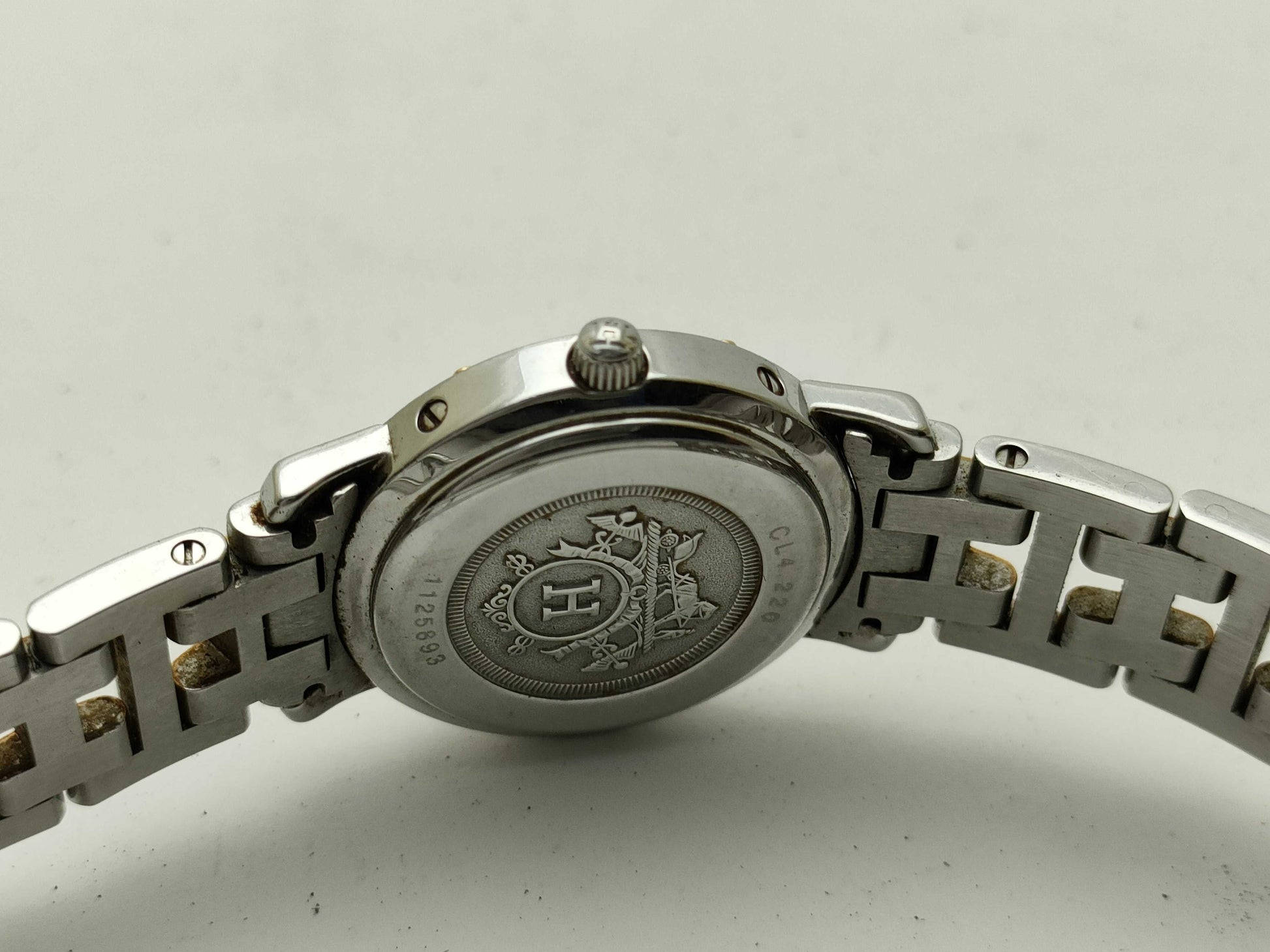HERMES CL4.220 White Dial Women's Watch