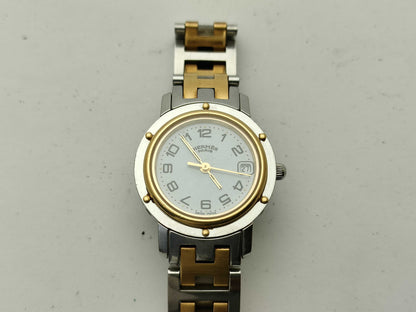 HERMES CL4.220 White Dial Women's Watch