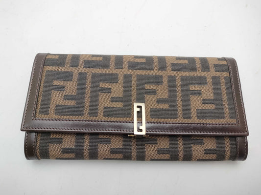 FENDI Zucca pattern long wallet