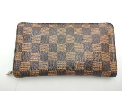 LOUIS VUITTON Damier N61728 Porte Monnaie Zip Wallet
