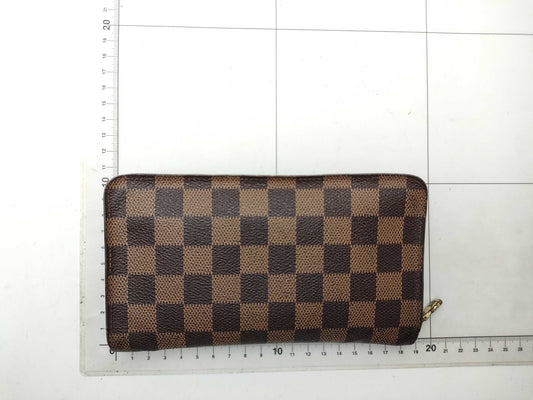 LOUIS VUITTON Damier N61728 Porte Monnaie Zip Wallet