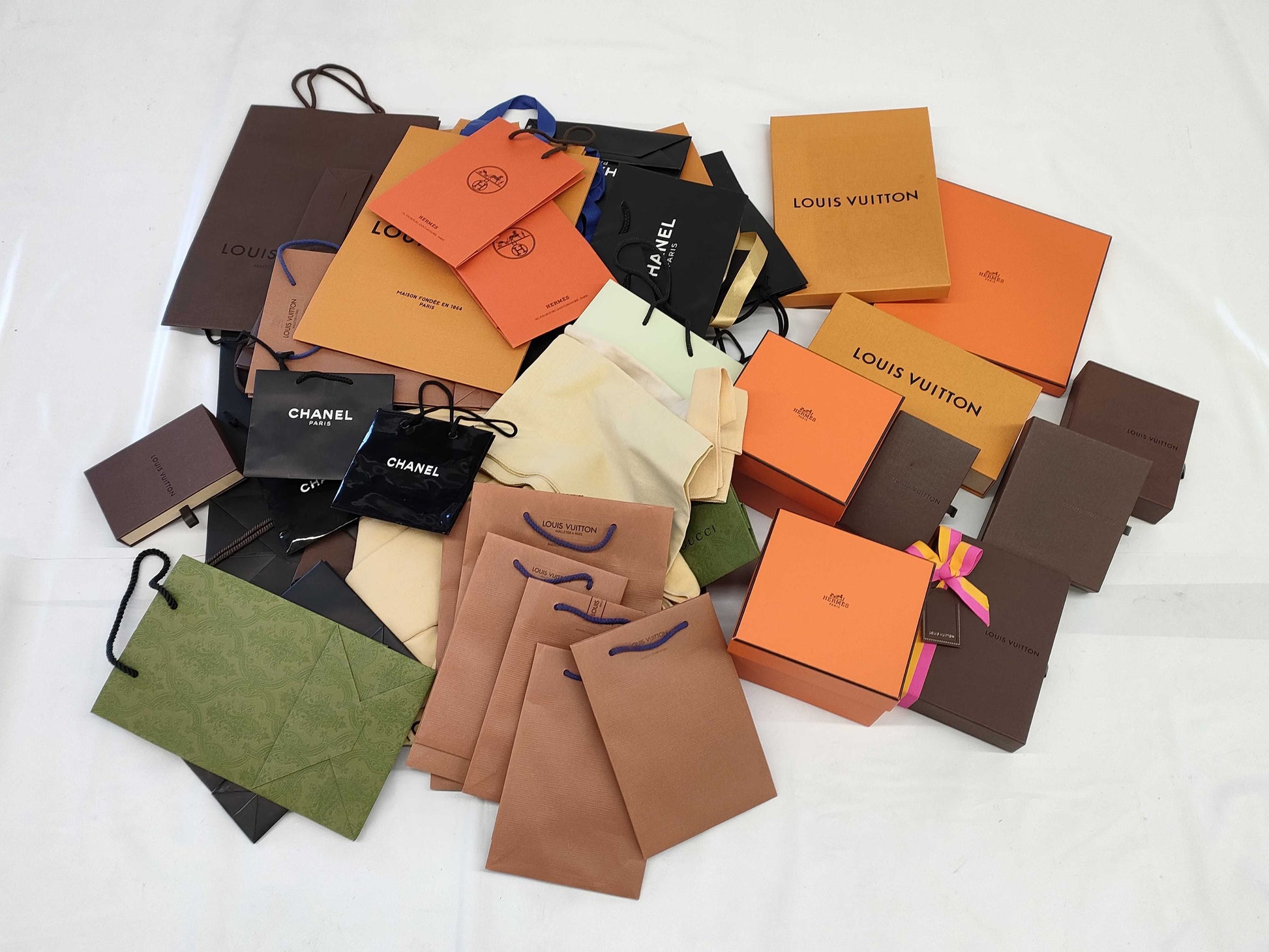 Chanel/Louis Vuitton Paper Bag Box Set, Brand Empty Box Set 