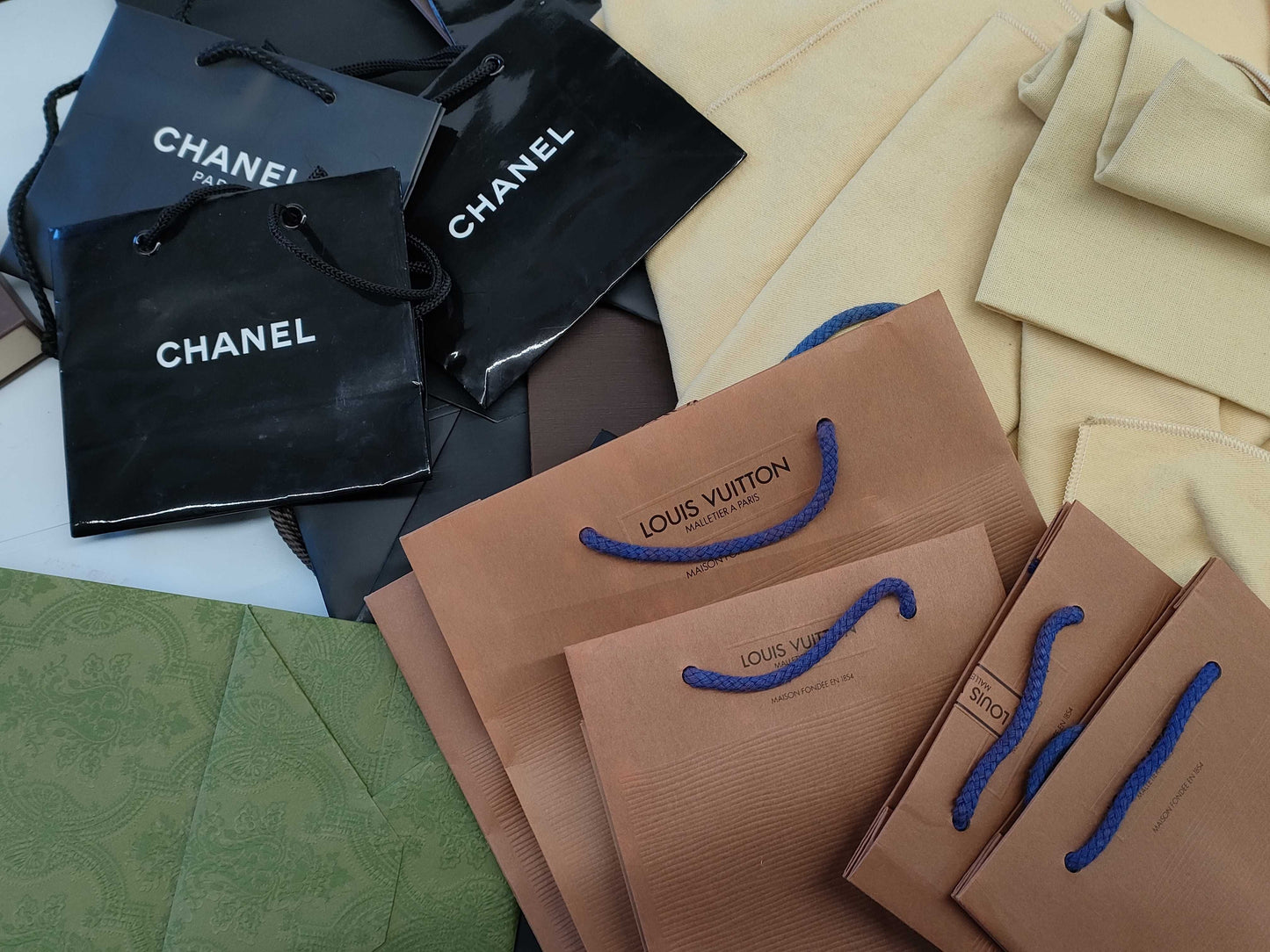 Chanel/Louis Vuitton Paper Bag Box Set, Brand Empty Box Set 