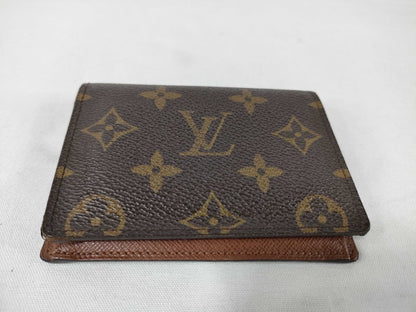 LOUIS VUITTON Monogram Wallet/Pass Case Set Wallet