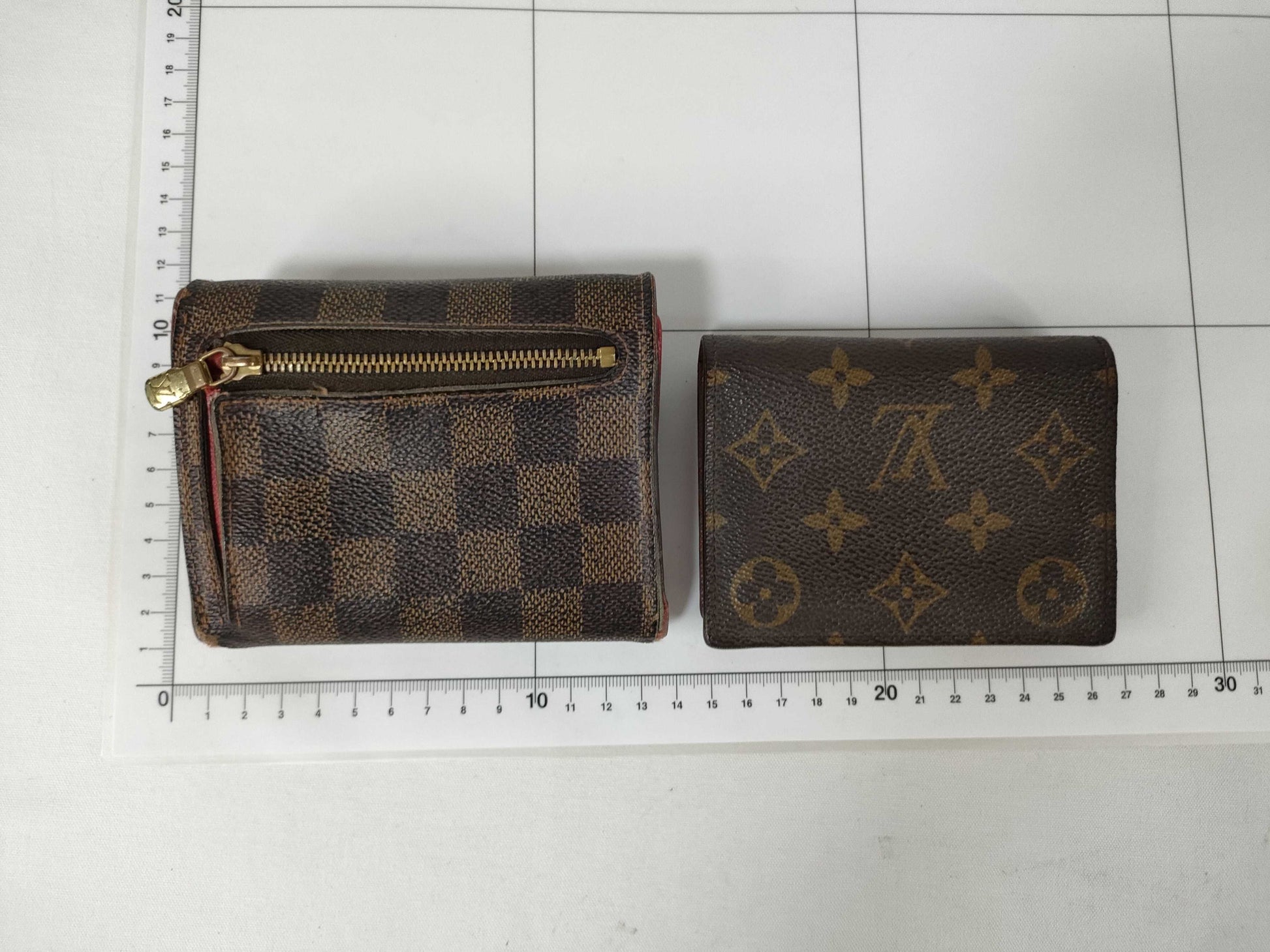 LOUIS VUITTON Monogram Wallet/Pass Case Set Wallet