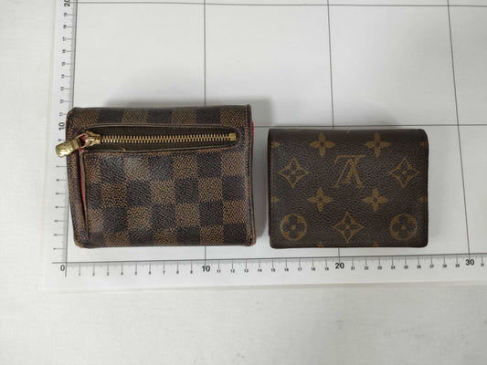 LOUIS VUITTON Monogram Wallet/Pass Case Set Wallet