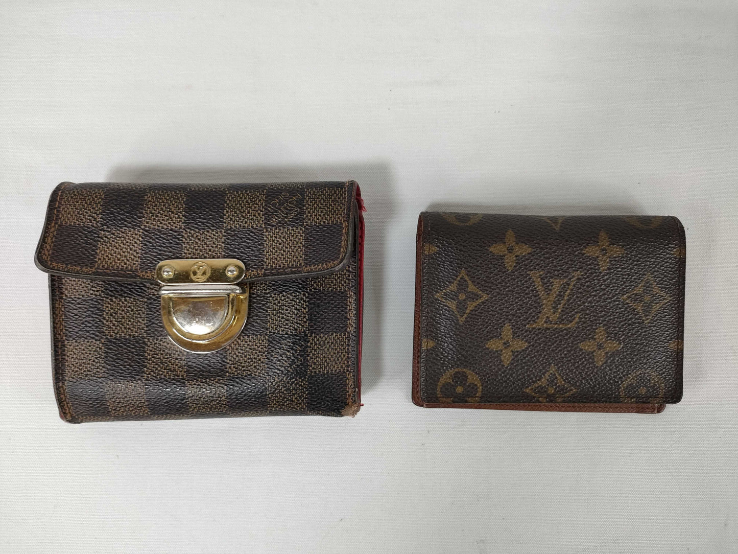 LOUIS VUITTON Monogram Wallet/Pass Case Set Wallet