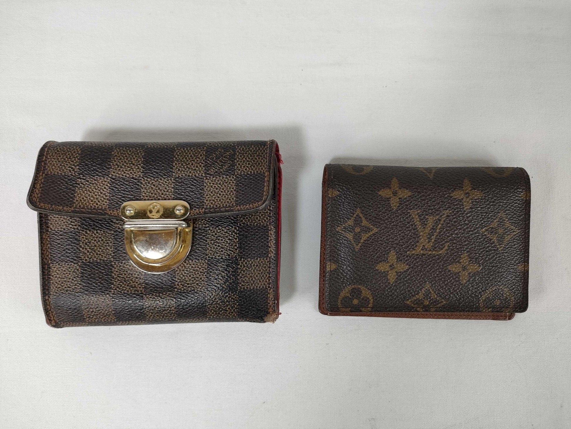 LOUIS VUITTON Monogram Wallet/Pass Case Set Wallet