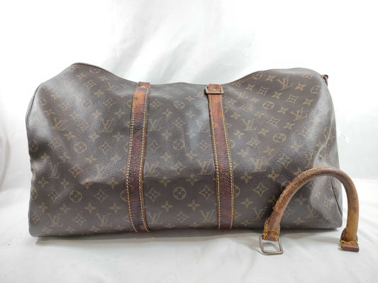 LOUIS VUITTON Monogram Keepall Boston Bag