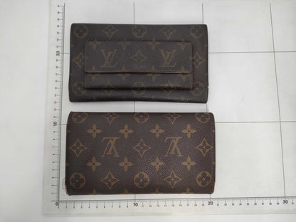 (10463_0033) LOUIS VUITTON Monogram M61217/T61216 Long Wallet Set of 2 Wallets