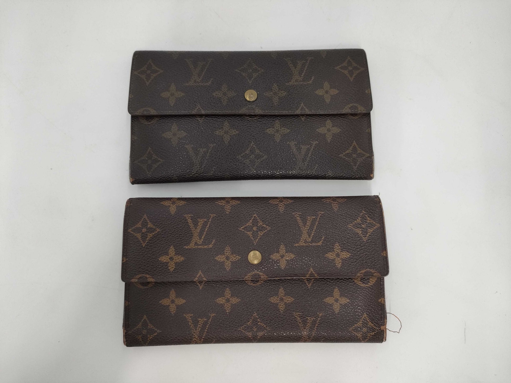 (10463_0033) LOUIS VUITTON Monogram M61217/T61216 Long Wallet Set of 2 Wallets
