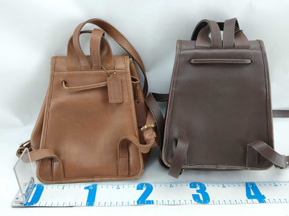 COACH Turnlock Legacy Backpack and Shoulder Bag Set
