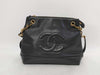 CHANEL Caviar Skin Chain Tote Bag, Deca Coco, No. 2, Shoulder Bag