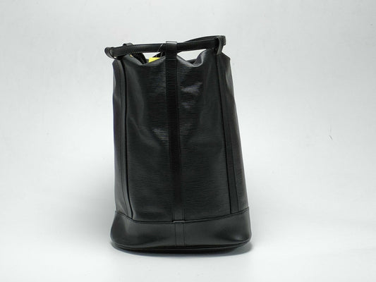 LOUIS VUITTON Epi Randonne GM Noir Shoulder Bag